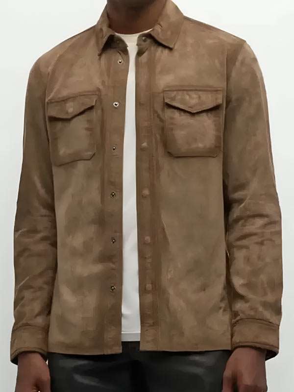 Carson Daly The Voice S29 Suede Leather Jacket