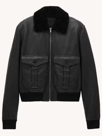 John Legend The Voice Shearling Leather Jacket