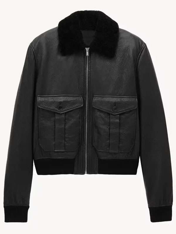 John Legend The Voice Shearling Leather Jacket