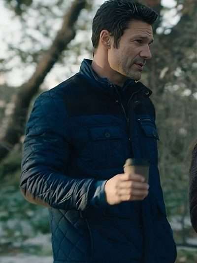 The Way to You 2026 Conrad Blue Quilted Jacket