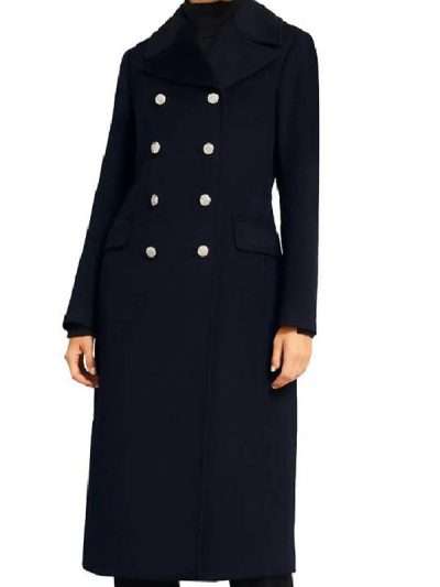 The Young and the Restless 2026 Sharon Case Blue Wool Coat