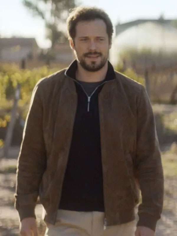 Drops of God S02 Thomas Chassangre Suede Leather Jacket