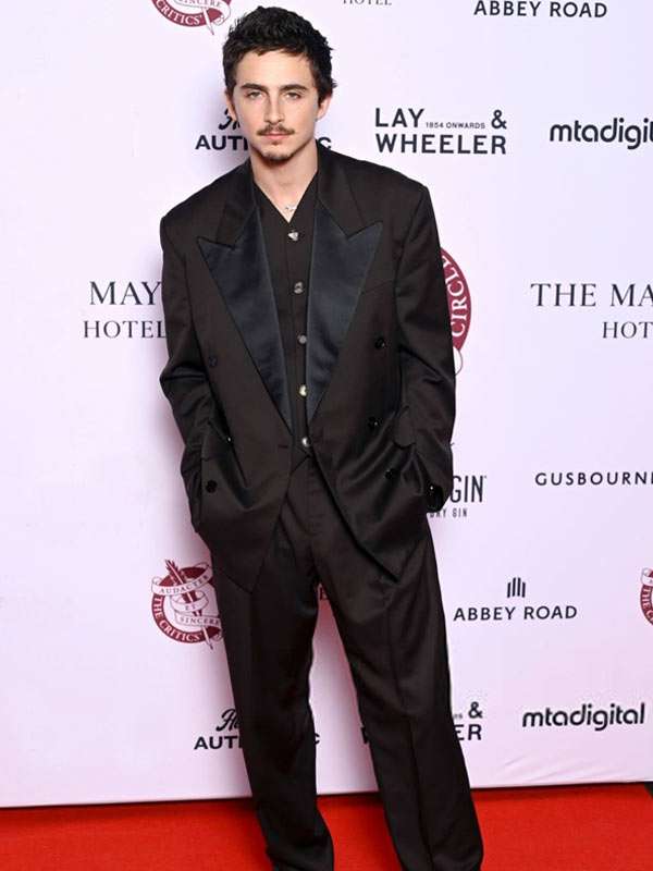 46th Critics’ Circle Film Awards Timothée Chalamet Blazer