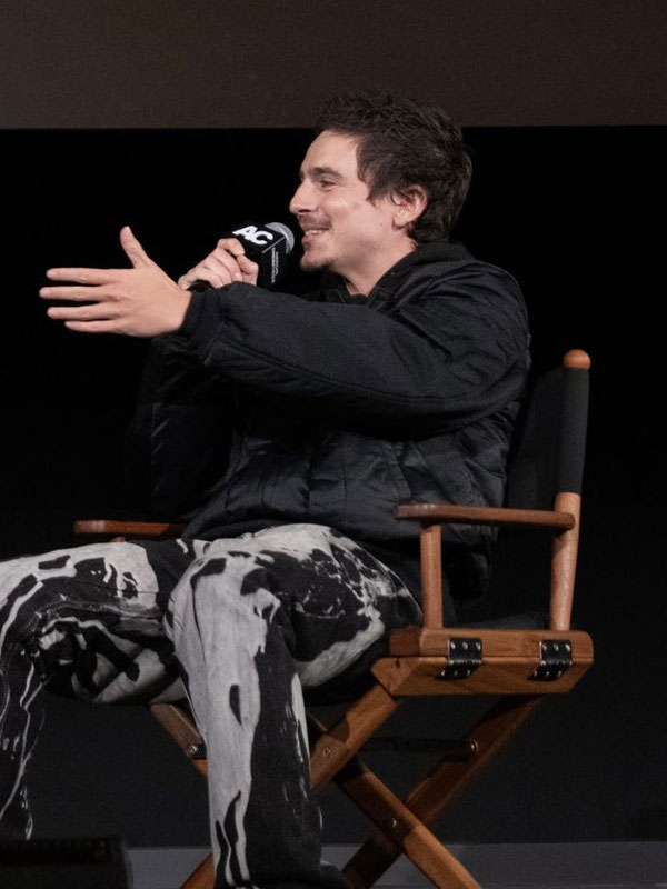 Timothée Chalamet Marty Supreme 2026 Black Hooded Jacket