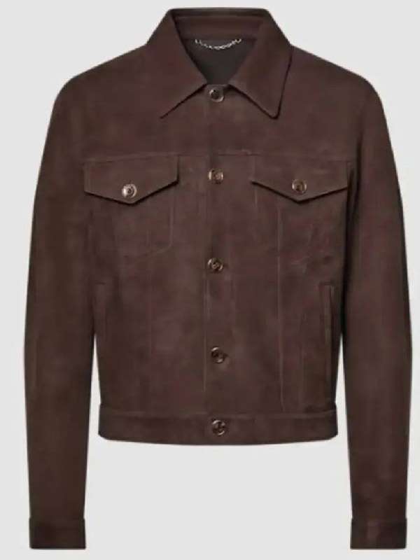 John Legend The Today Show Brown Suede Jacket