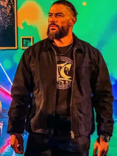 WWE RAW 2026 Roman Reigns Black Jacket