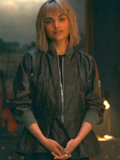 Watson S02 Ingrid Derian Green Bomber Jacket