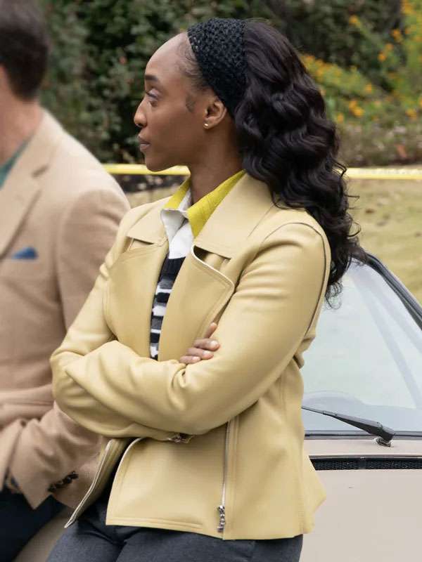 Will Trent S04 Faith Mitchell Leather Jacket
