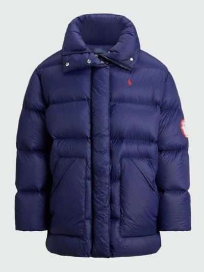 Team USA Winter Olympics Blue Puffer Jacket