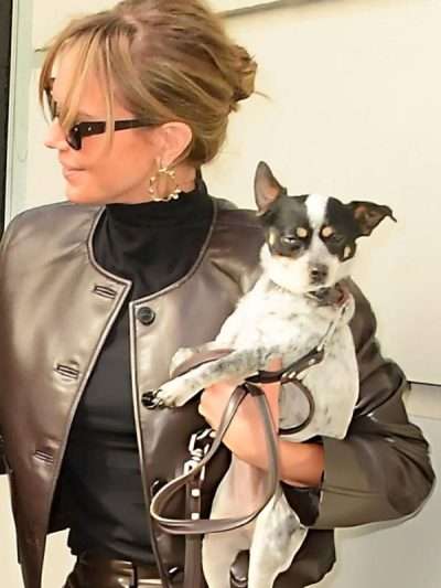NYC Arielle Kebbel Brown Leather Jacket