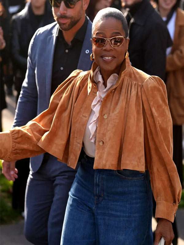 Paris Fashion Week 2026 Oprah Winfrey Cropped Jacket