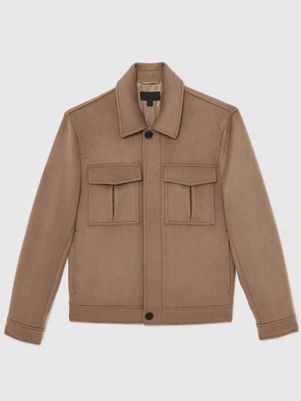 NCIS 2026 Gary Cole Brown Wool Jacket