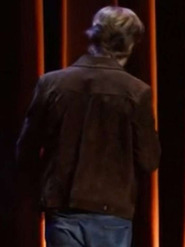 Bones and All Anthony Jeselnik Suede Leather Jacket