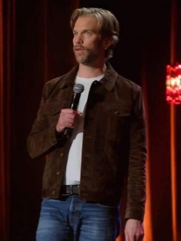 Bones and All 2024 Anthony Jeselnik Brown Jacket