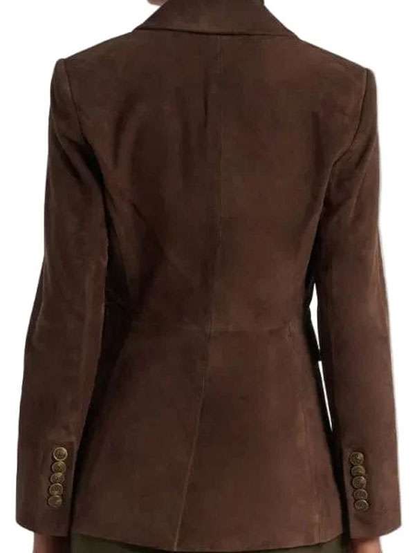TV Series CIA Nikki Reynard Brown Suede Blazer