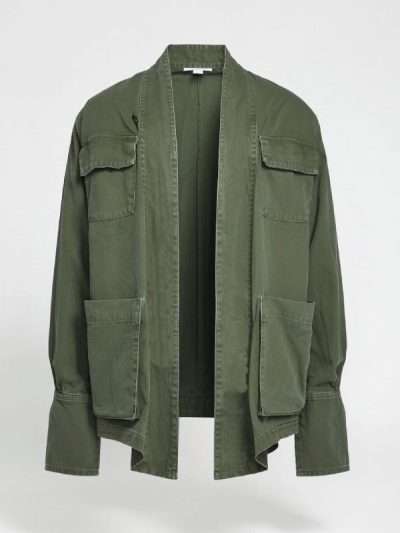 Christa Miller Shrinking S03 Green Cotton Jacket