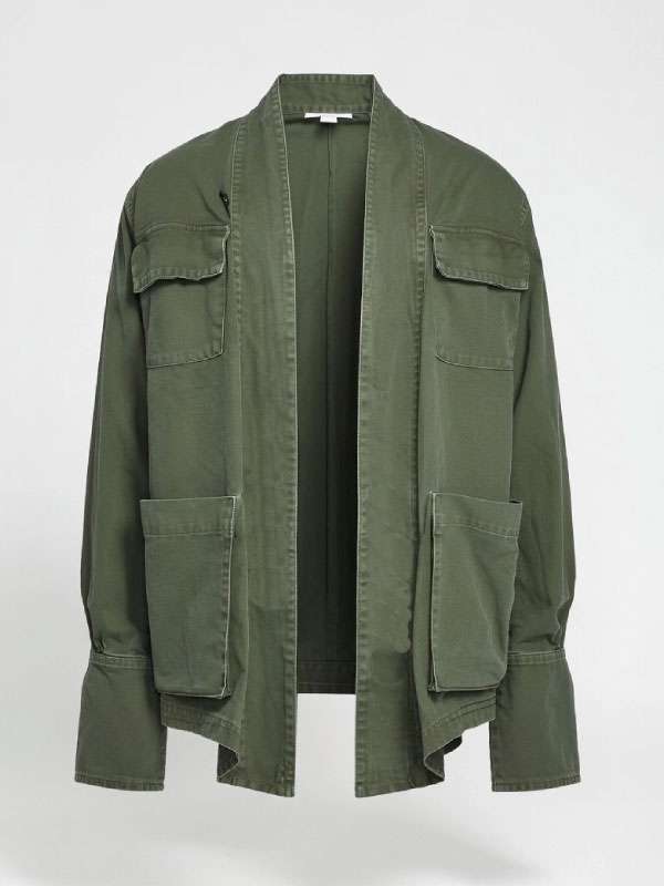 Christa Miller Shrinking S03 Green Cotton Jacket