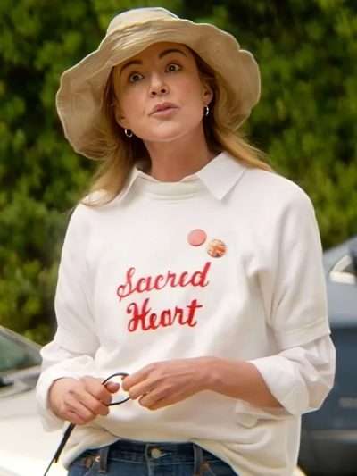 Shrinking 2026 Christa Miller Sacred Heart Sweatshirt