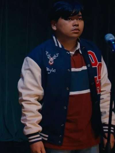 Dead Deer High 2026 Kyle Blue and White Letterman Jacket