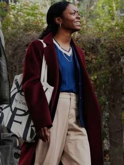 Rooster 2026 Dylan Shepherd Maroon Wool Coat