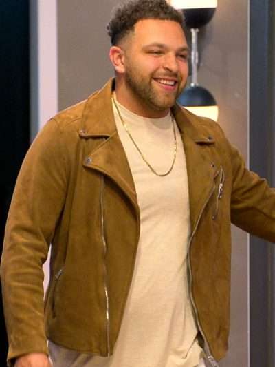 Love is Blind S10 Devonta Anderson Suede Leather Jacket