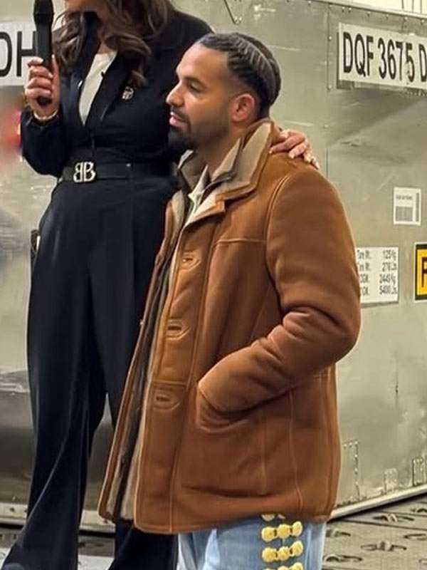 Drake Brown Suede Jacket