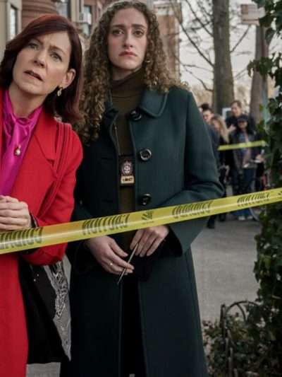 Micaela Diamond Elsbeth Green Trench Coat