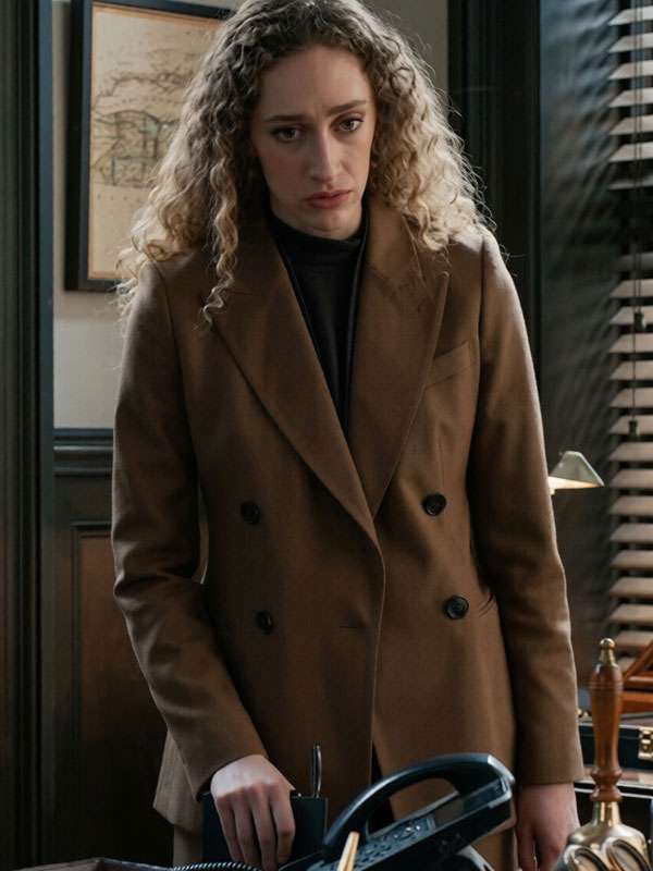 Micaela Diamond Elsbeth S03 Brown Blazer