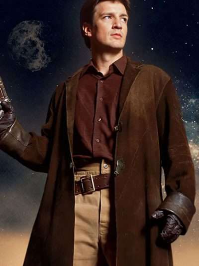Firefly Malcolm Reynolds Suede Leather Coat