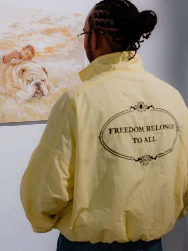 Freedom Belongs To All Lewis Hamilton China Art Show Jacket