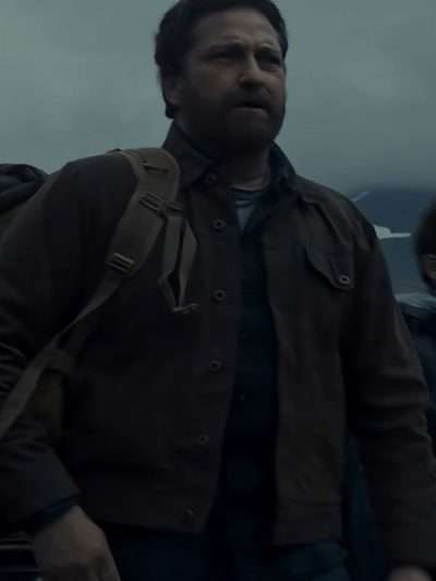 Gerard Butler Greenland 2 Migration Brown Jacket