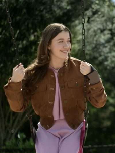 Its Not Like That S01 Cassidy Paul Brown Suede Leather Jacket
