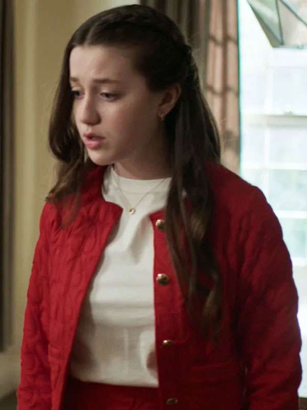 Its Not Like That S01 Cassidy Paul Red Quilted Jacket