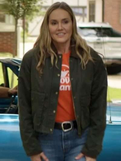 Erinn Hayes Its Not Like That Green Cotton Jacket