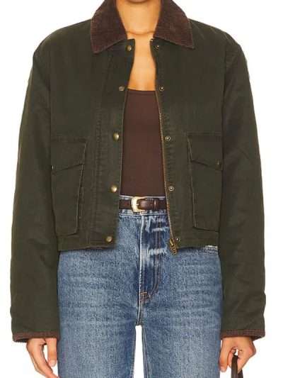 Its Not Like That S01 Erinn Hayes Green Cotton Jacket