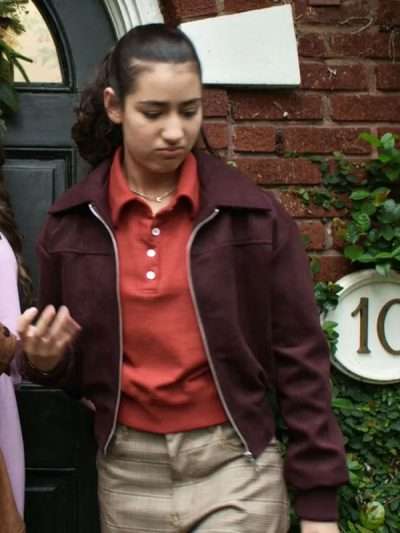 Its Not Like That Liv Lindell Burgundy Suede Bomber Jacket
