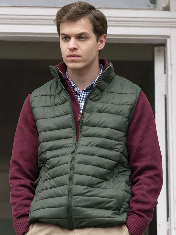 Will Trent 2026 Sean Bixby Green Puffer Vest