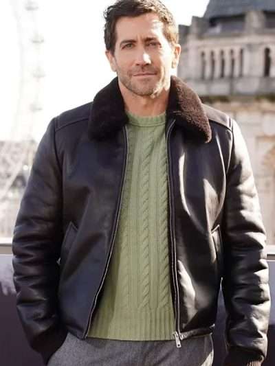 The Bride Jake Gyllenhaal Bomber Leather Jacket