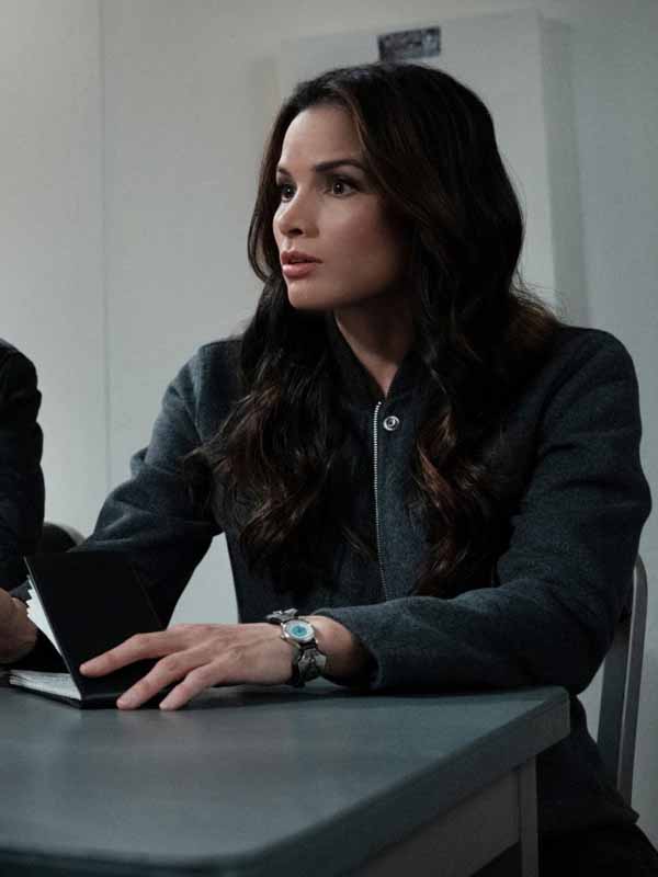 NCIS 2026 Katrina Law Grey Wool Jacket