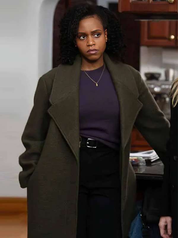 Law and Order SVU 2026 Renee Curry Green Wool Coat