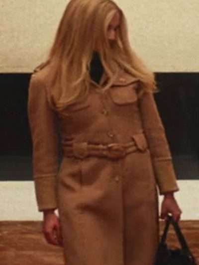 Love Story S01 Sarah Pidgeon Brown Wool Coat