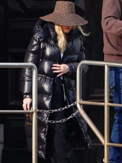 The Studio S02 Madonna Black Hooded Coat