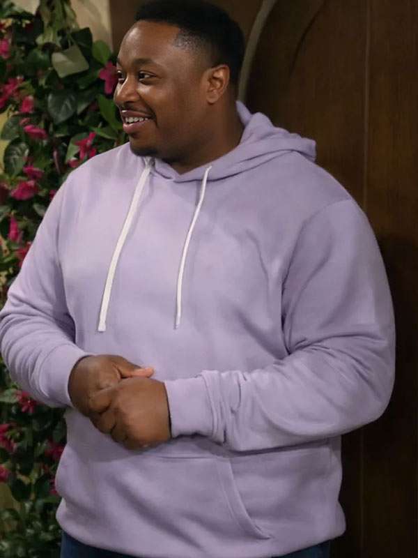 The Neighborhood S08 Marcel Spears Purple Hoodie