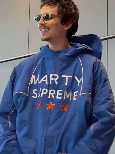 2026 Timothée Chalamet Blue Japan Hooded Jacket