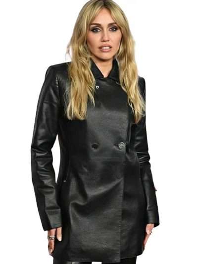 iHeartRadio Music Awards 2026 Miley Cyrus Black Coat