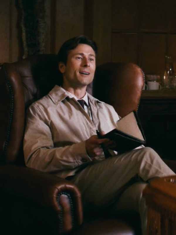 How To Make A Killing 2026 Glen Powell Beige Cotton Jacket