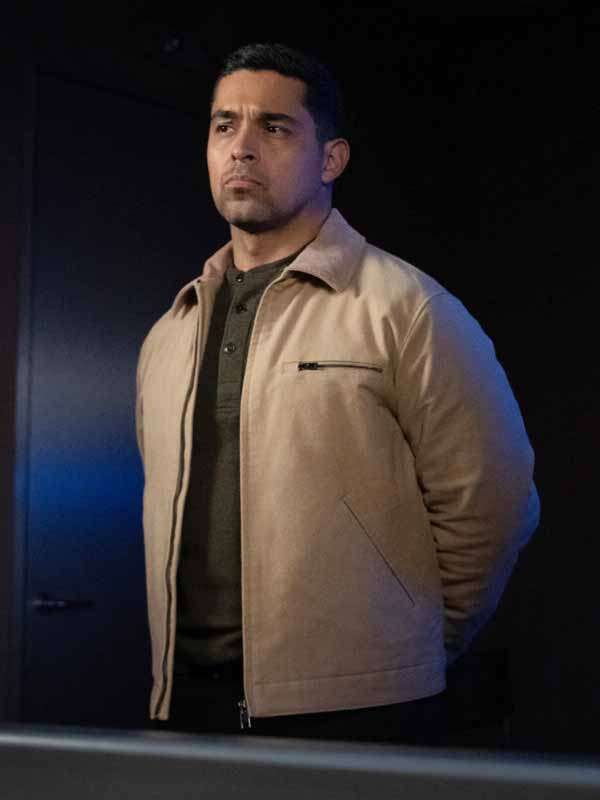 Wilmer Valderrama NCIS S23 Beige Jacket