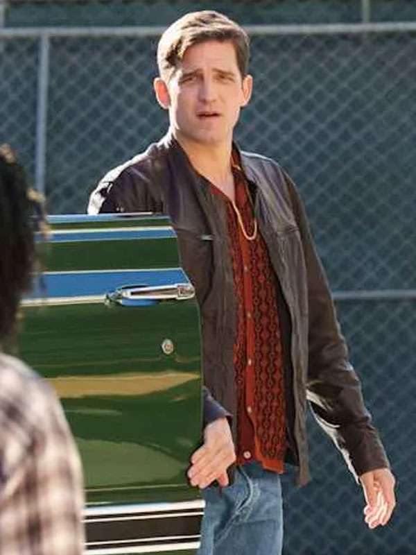 NCIS Origins S02 Dwayne Pride Brown Leather Jacket