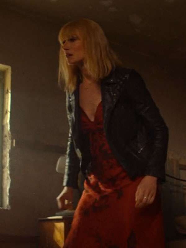 Natasha O'Keeffe How to Get to Heaven from Belfast Black Leather Jacket