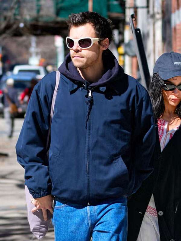 2026 Harry Styles Blue Cotton Jacket